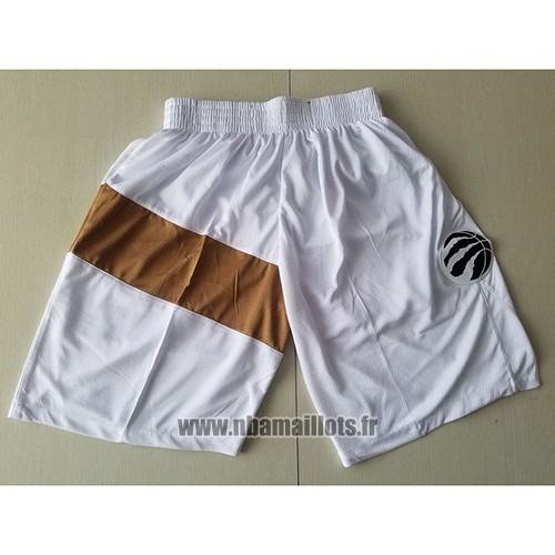 Short Tornto Raptors Ville 2018 Blanc